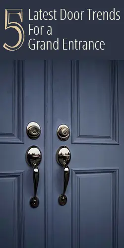 home entry door trends